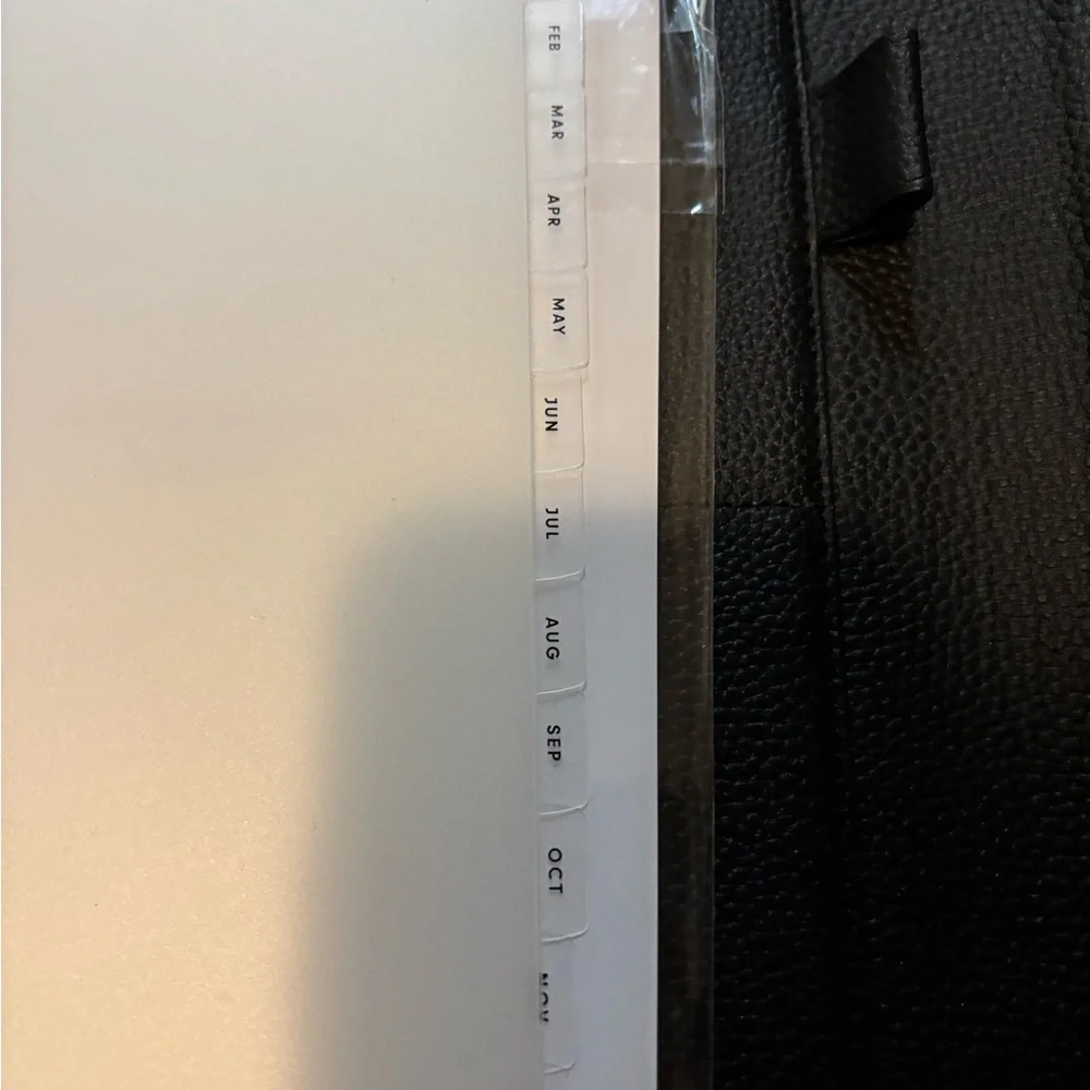 Black stil classics A5 planner binder 30 mm size